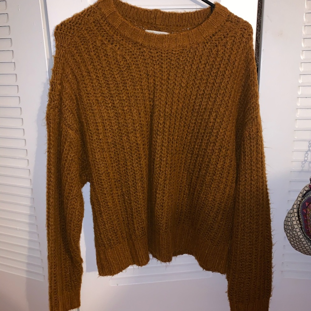American Eagle Knit Copper Sweater